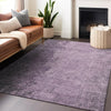 Piper Looms Chantille Abstract ACN1912 Lavender Machine Washable Area Rug Lifestyle Image Feature