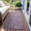 Piper Looms Chantille Abstract ACN1912 Lavender Machine Washable Area Rug Runner Outdoor Lifestyle Image Feature