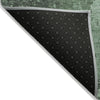 Piper Looms Chantille Abstract ACN1912 Seafoam Machine Washable Area Rug Backing Image