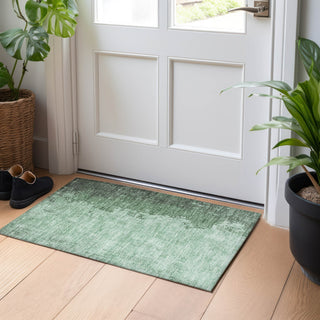 Piper Looms Chantille Abstract ACN1912 Seafoam Machine Washable Area Rug Scatter Lifestyle Image Feature