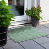 Piper Looms Chantille Abstract ACN1912 Seafoam Machine Washable Area Rug Scatter Outdoor Lifestyle Image Feature