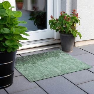 Piper Looms Chantille Abstract ACN1912 Seafoam Machine Washable Area Rug Scatter Outdoor Lifestyle Image Feature