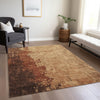 Piper Looms Chantille Abstract ACN1912 Tan Machine Washable Area Rug Lifestyle Image Feature