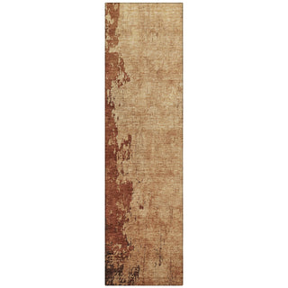 Piper Looms Chantille Abstract ACN1912 Tan Machine Washable Area Rug Runner Main Image