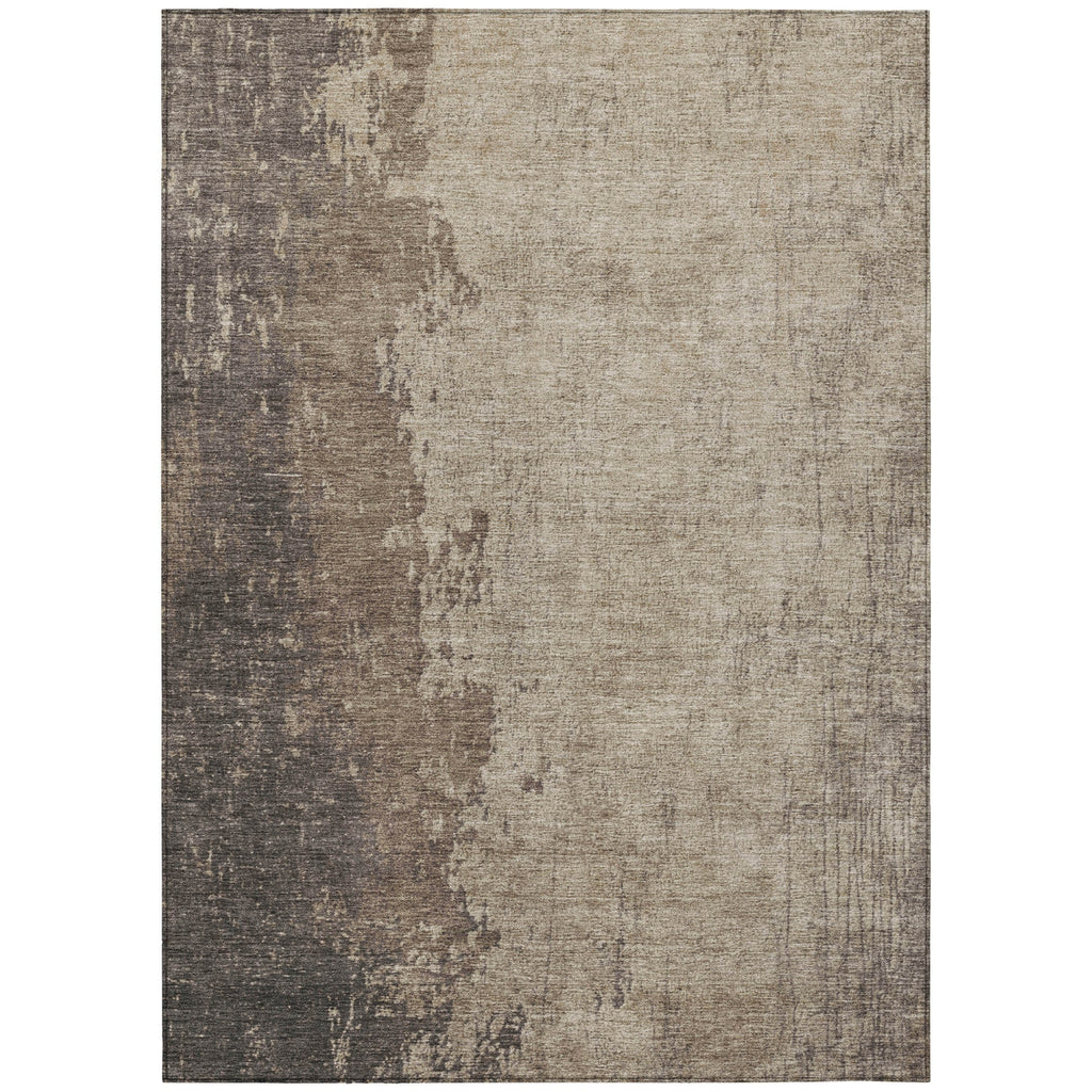 Piper Looms Chantille Abstract ACN1912 Taupe Machine Washable Area Rug main image