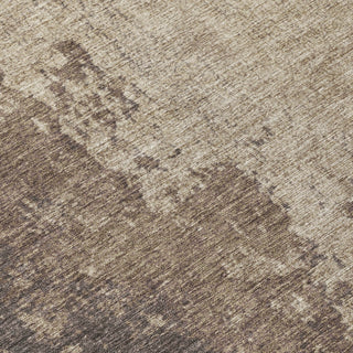 Piper Looms Chantille Abstract ACN1912 Taupe Machine Washable Area Rug Swatch Image
