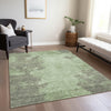 Piper Looms Chantille Abstract ACN1913 Aloe Machine Washable Area Rug Lifestyle Image Feature