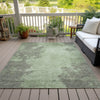 Piper Looms Chantille Abstract ACN1913 Aloe Machine Washable Area Rug Outdoor Lifestyle Image Feature
