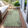 Piper Looms Chantille Abstract ACN1913 Aloe Machine Washable Area Rug Runner Outdoor Lifestyle Image Feature