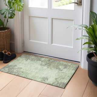 Piper Looms Chantille Abstract ACN1913 Aloe Machine Washable Area Rug Scatter Lifestyle Image Feature