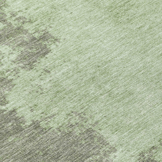 Piper Looms Chantille Abstract ACN1913 Aloe Machine Washable Area Rug Swatch Image