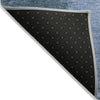 Piper Looms Chantille Abstract ACN1913 Denim Machine Washable Area Rug Backing Image