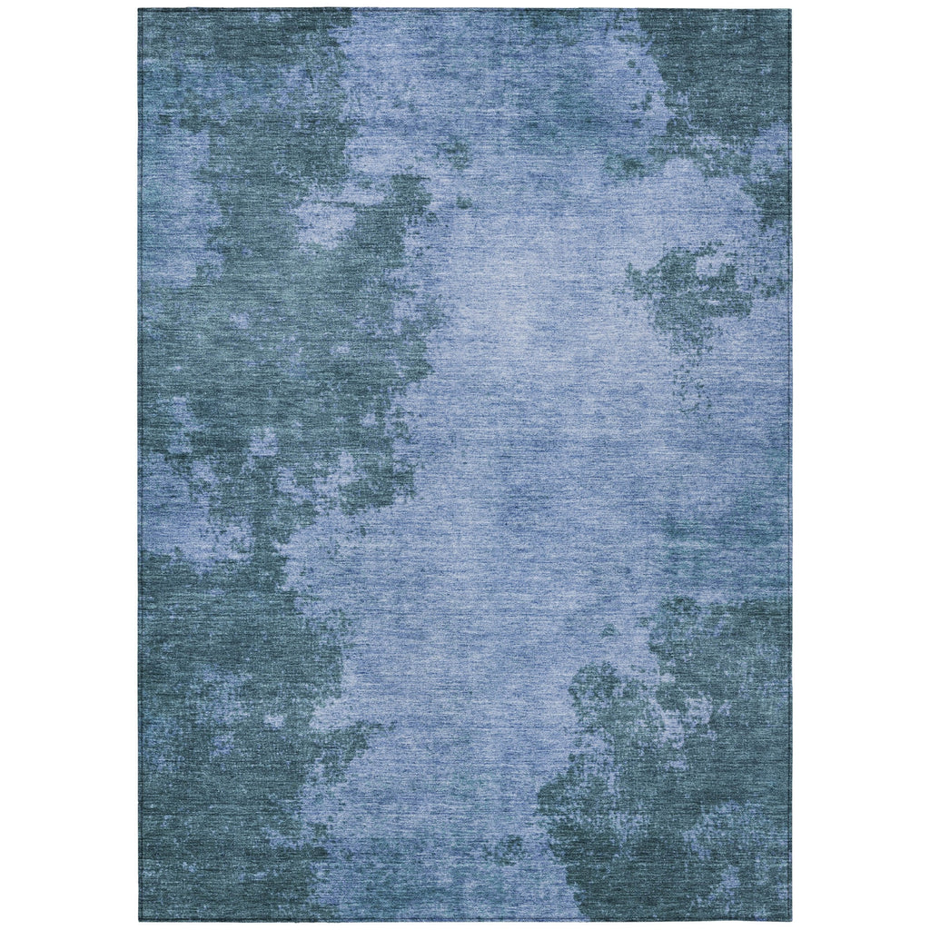 Piper Looms Chantille Abstract ACN1913 Denim Machine Washable Area Rug main image