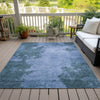 Piper Looms Chantille Abstract ACN1913 Denim Machine Washable Area Rug Outdoor Lifestyle Image Feature