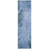 Piper Looms Chantille Abstract ACN1913 Denim Machine Washable Area Rug Runner Main Image
