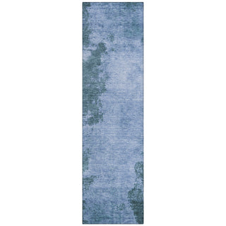 Piper Looms Chantille Abstract ACN1913 Denim Machine Washable Area Rug Runner Main Image