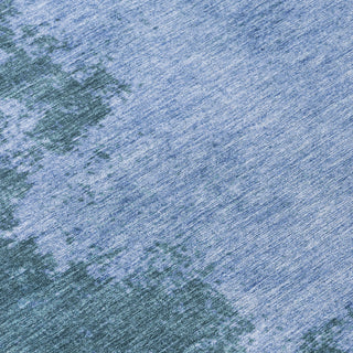 Piper Looms Chantille Abstract ACN1913 Denim Machine Washable Area Rug Swatch Image
