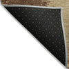 Piper Looms Chantille Abstract ACN1913 Mocha Machine Washable Area Rug Backing Image