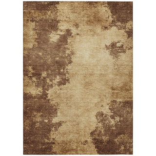 Piper Looms Chantille Abstract ACN1913 Mocha Machine Washable Area Rug main image