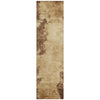 Piper Looms Chantille Abstract ACN1913 Mocha Machine Washable Area Rug Runner Main Image