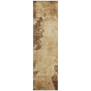 Piper Looms Chantille Abstract ACN1913 Mocha Machine Washable Area Rug Runner Main Image