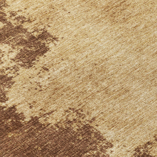 Piper Looms Chantille Abstract ACN1913 Mocha Machine Washable Area Rug Swatch Image
