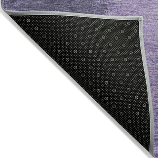 Piper Looms Chantille Abstract ACN1913 Purple Machine Washable Area Rug Backing Image