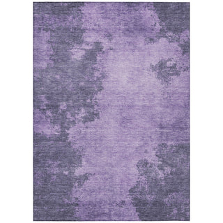Piper Looms Chantille Abstract ACN1913 Purple Machine Washable Area Rug main image