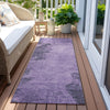 Piper Looms Chantille Abstract ACN1913 Purple Machine Washable Area Rug Runner Outdoor Lifestyle Image Feature