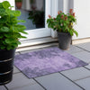 Piper Looms Chantille Abstract ACN1913 Purple Machine Washable Area Rug Scatter Outdoor Lifestyle Image Feature