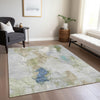 Piper Looms Chantille Abstract ACN1914 Beige Machine Washable Area Rug Lifestyle Image Feature