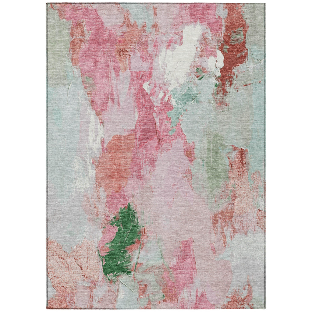 Piper Looms Chantille Abstract ACN1914 Blush Machine Washable Area Rug main image