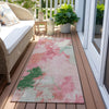 Piper Looms Chantille Abstract ACN1914 Blush Machine Washable Area Rug Runner Outdoor Lifestyle Image Feature