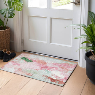 Piper Looms Chantille Abstract ACN1914 Blush Machine Washable Area Rug Scatter Lifestyle Image Feature