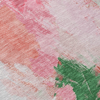Piper Looms Chantille Abstract ACN1914 Blush Machine Washable Area Rug Swatch Image