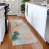 Piper Looms Chantille Abstract ACN1914 Peach Machine Washable Area Rug Runner Lifestyle Image Feature