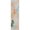 Piper Looms Chantille Abstract ACN1914 Peach Machine Washable Area Rug Runner Main Image