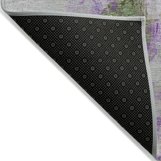 Piper Looms Chantille Abstract ACN1914 Purple Machine Washable Area Rug Backing Image