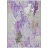 Piper Looms Chantille Abstract ACN1914 Purple Machine Washable Area Rug main image