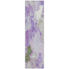 Piper Looms Chantille Abstract ACN1914 Purple Machine Washable Area Rug Runner Main Image