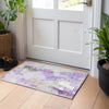 Piper Looms Chantille Abstract ACN1914 Purple Machine Washable Area Rug Scatter Lifestyle Image Feature