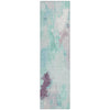 Piper Looms Chantille Abstract ACN1914 Teal Machine Washable Area Rug Runner Main Image