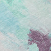 Piper Looms Chantille Abstract ACN1914 Teal Machine Washable Area Rug Swatch Image
