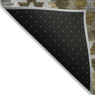 Piper Looms Chantille Tribal ACN1915 Brown Machine Washable Area Rug Backing Image