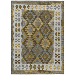 Piper Looms Chantille Tribal ACN1915 Brown Machine Washable Area Rug main image