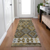 Piper Looms Chantille Tribal ACN1915 Brown Machine Washable Area Rug Runner Lifestyle Image Feature