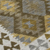 Piper Looms Chantille Tribal ACN1915 Brown Machine Washable Area Rug Swatch Image