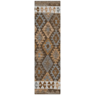 Piper Looms Chantille Tribal ACN1915 Copper Machine Washable Area Rug Runner Main Image