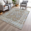 Piper Looms Chantille Tribal ACN1915 Khaki Machine Washable Area Rug Lifestyle Image Feature