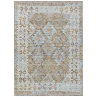 Piper Looms Chantille Tribal ACN1915 Khaki Machine Washable Area Rug main image